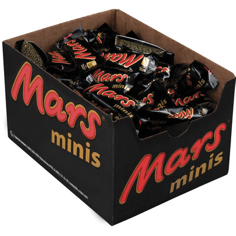 Конфеты шоколадные MARS minis, весовые, 1 кг, картонная упаковка, 56730