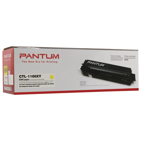 Картридж лазерный PANTUM (CTL-1100XY) CP1100/CM1100, желтый, оригинальный, ресурс 2300 страниц