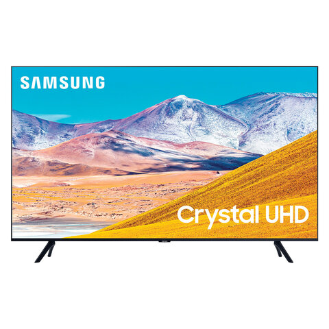 Телевизор SAMSUNG UE43AU8000UXRU, 43" (109 см), 3840x2160, 4K, 16:9, SmartTV, WiFi, Bluetooth, черный