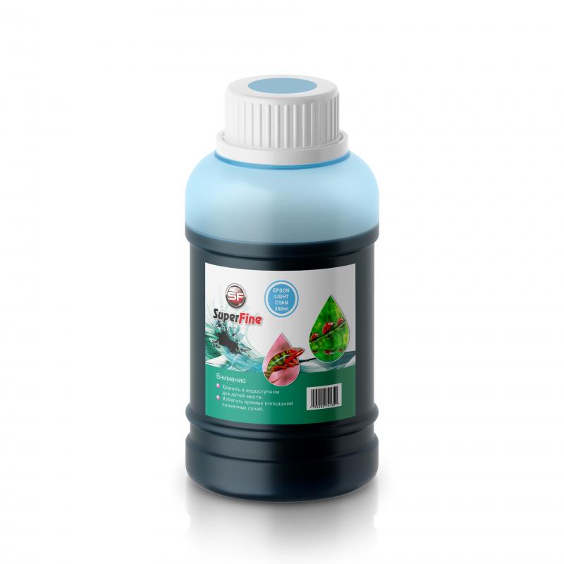 Чернила Epson Dye ink (водные) универсальные 250 ml light cyan SuperFine