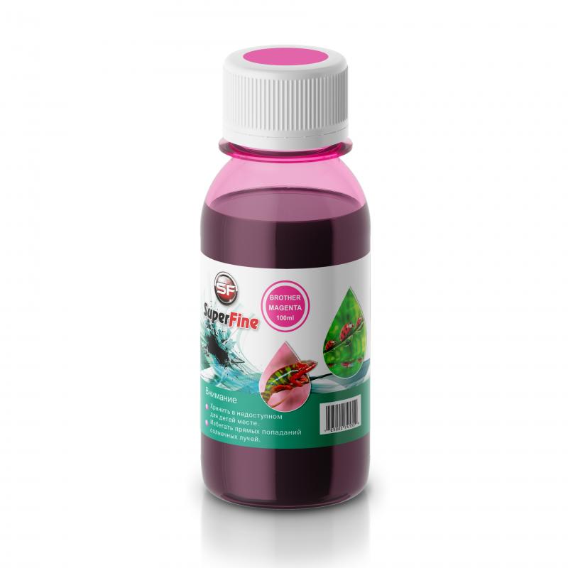 Чернила Brother Dye ink (водные) универсальные 100 ml magenta SuperFine